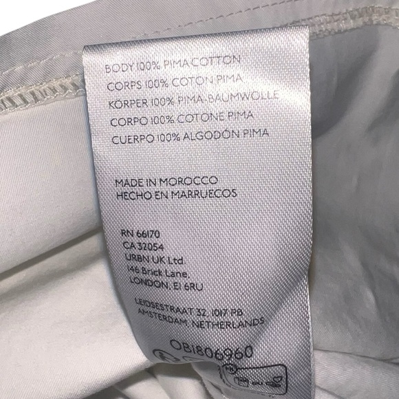 NWOT We The Free Pima Cotton Sophie Shirt Medium Oversized Made Morocco Spain 🇪🇸 - Picture 10 of 14